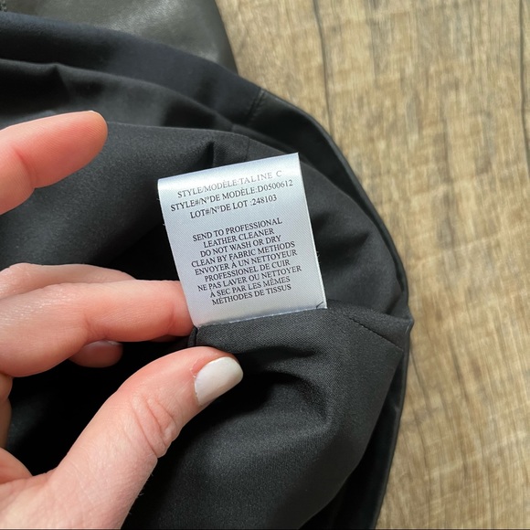 Theory Taline C Lambskin Leather Panel Dress - 00 - Picture 4 of 8